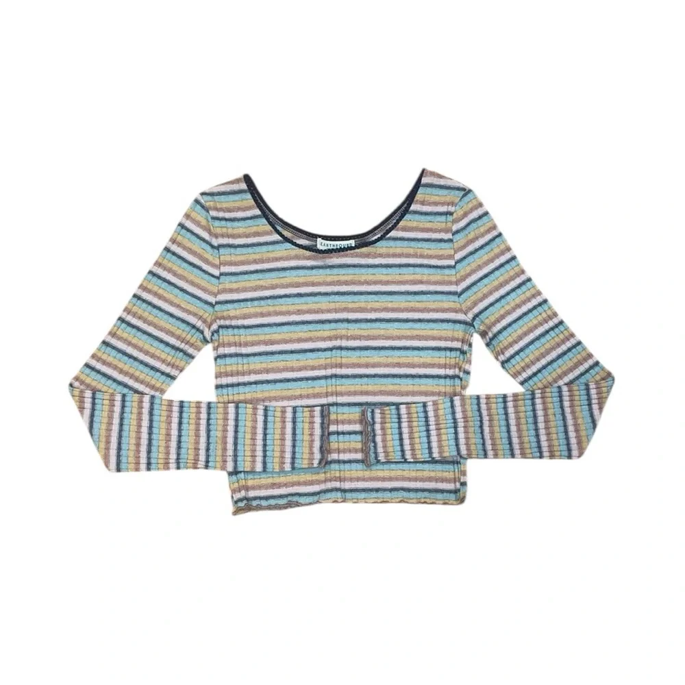 Earthbound striped long sleeve top